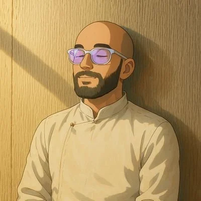 Illustrated portrait of Udayan Walvekar